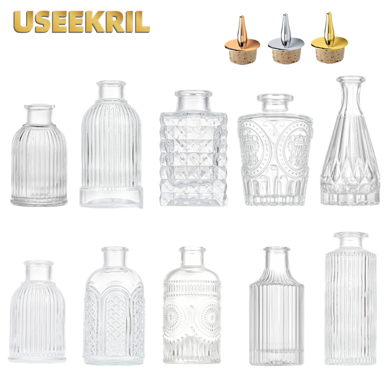 Bitters Bottle Set - カクテルビターズボトルキャップ付きヴィンテージガラスステンレス鋼ダッシャートップスキッチン調味料ツールバーバーテンダーアクセサリー