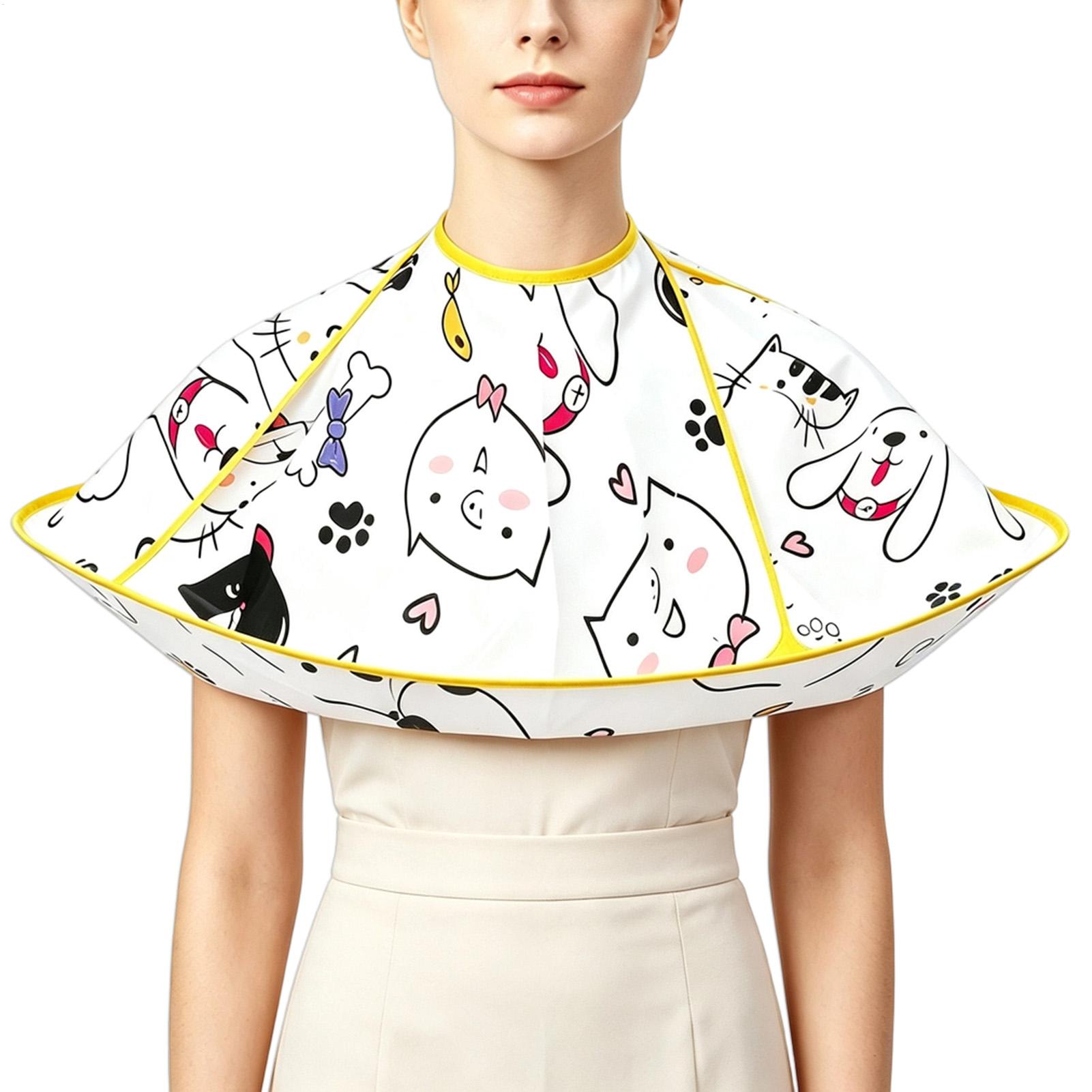 ヘアカット用ケープ傘型カバー 折りたたみ式 防水 ポータブル - Home Barber のレビューと価格