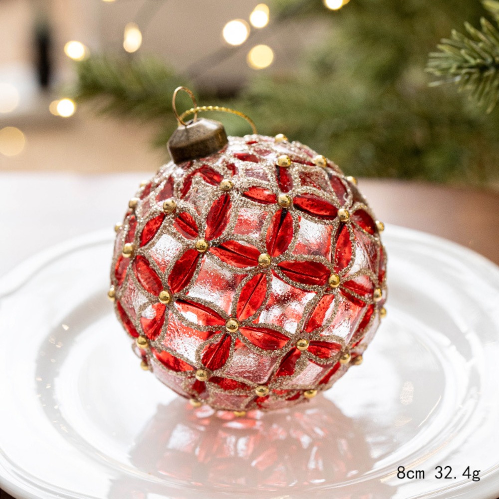 高品質ガラス製クリスマスボールセット 8cm 吊り下げ式クリ - Highball Glass Set のレビューと価格