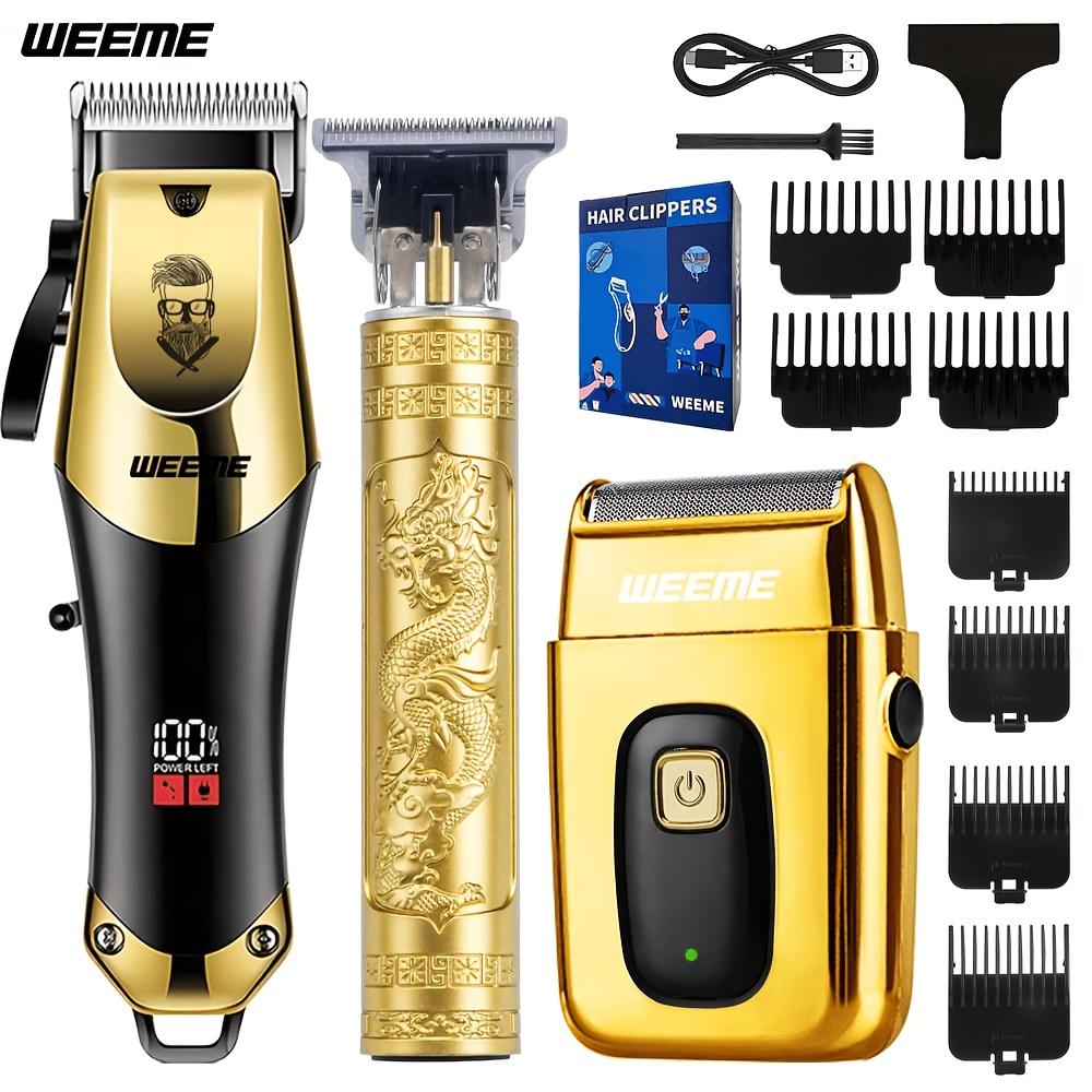 3個入りメンズ電動バリカンセット 家庭用電動バリカンセット  - Home Barber のレビューと価格