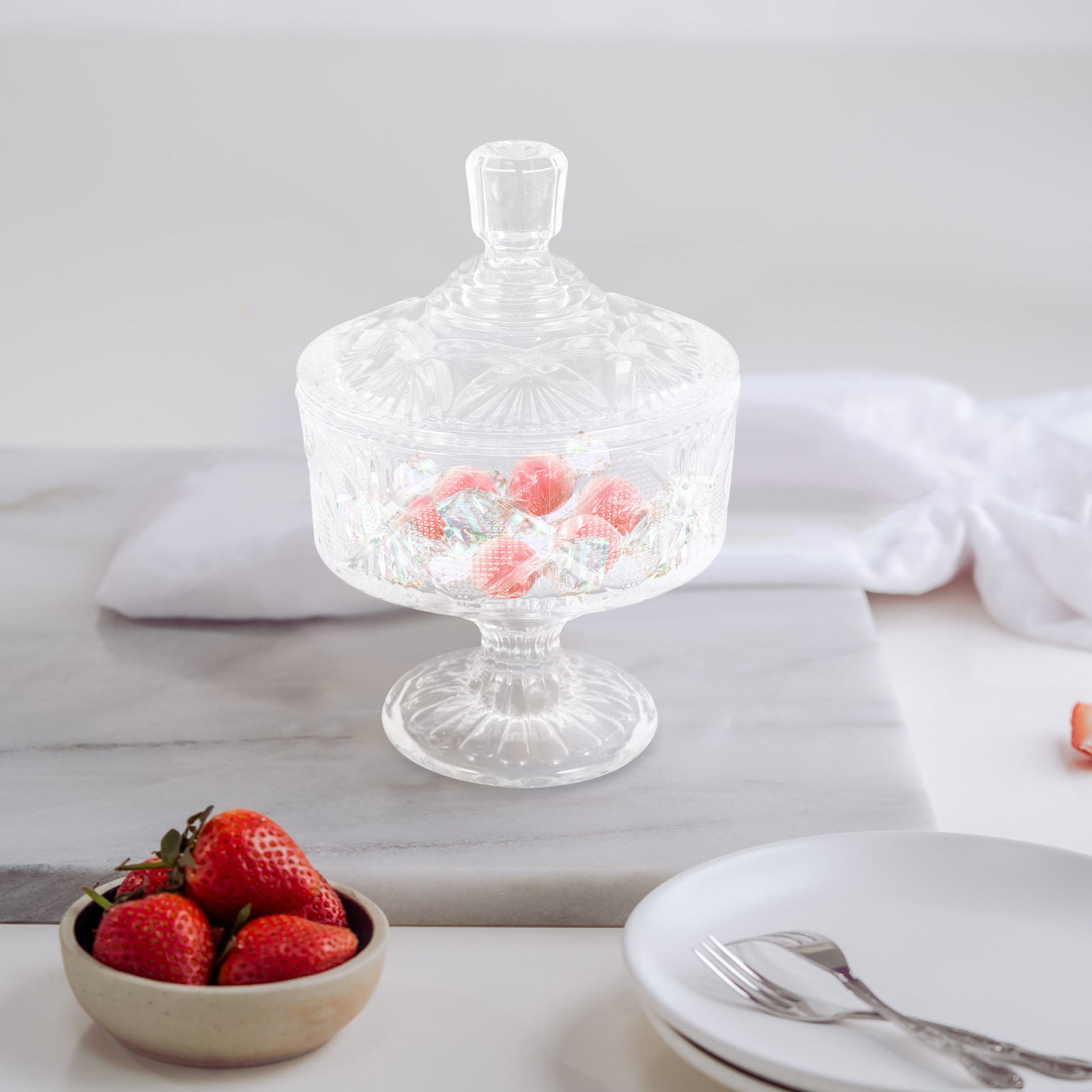 1個入り、高品質で防湿・防虫加工が施された透明な蓋付きガラス - Highball Glass Set のレビューと価格