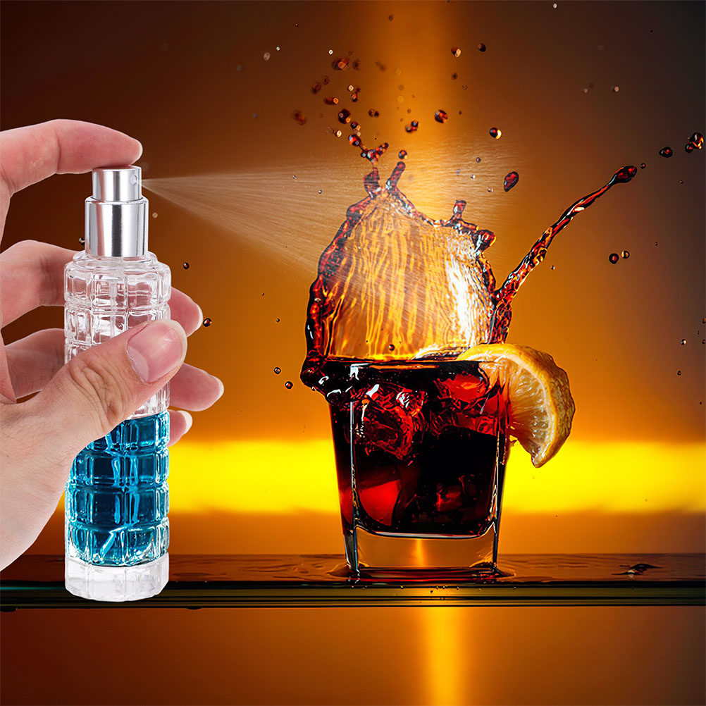 2個入り詰め替え可能なビターズスプレーボトル、クリスタルガラ - Bitters Bottle Set のレビューと価格